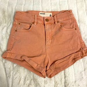 Pink Garage Jean shorts